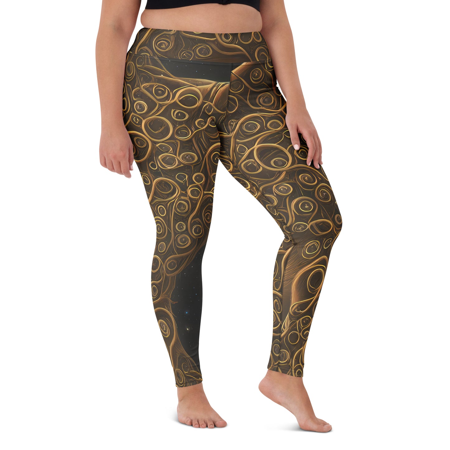 Yoga Leggings - Ethereal Coils