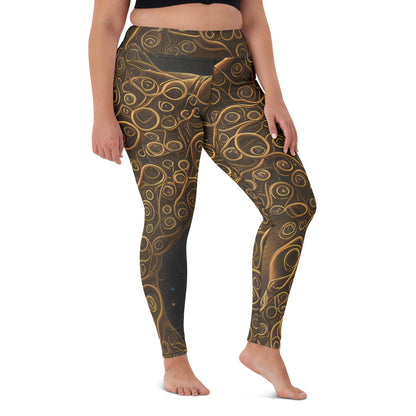 Yoga Leggings - Ethereal Coils