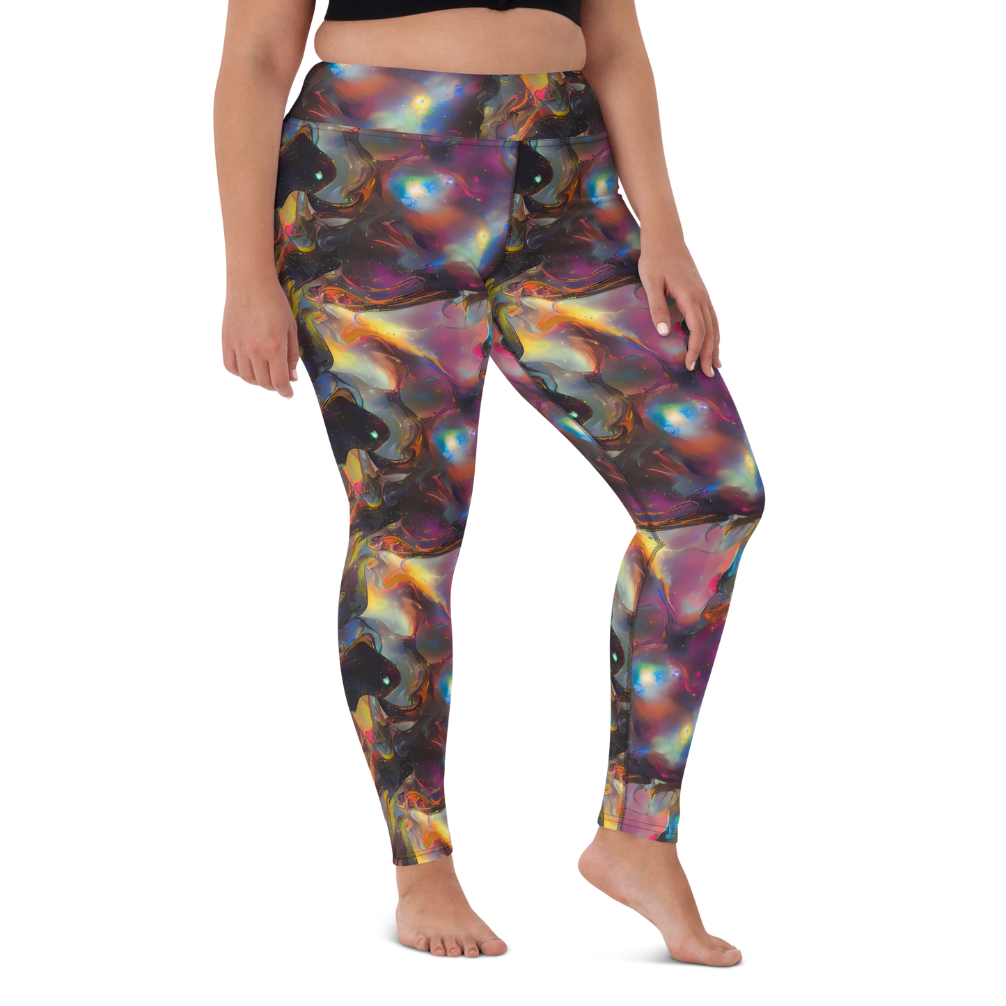 Yoga Leggings - Cosmic Fusion