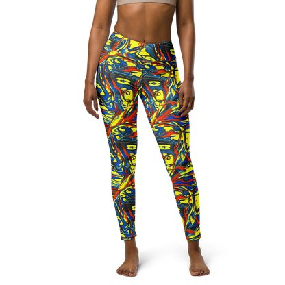 Yoga Leggings - Cyberflow Circuit