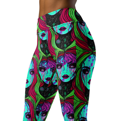 Yoga Leggings - Luminous Nightfall