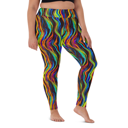 Yoga Leggings - Celestial Waves