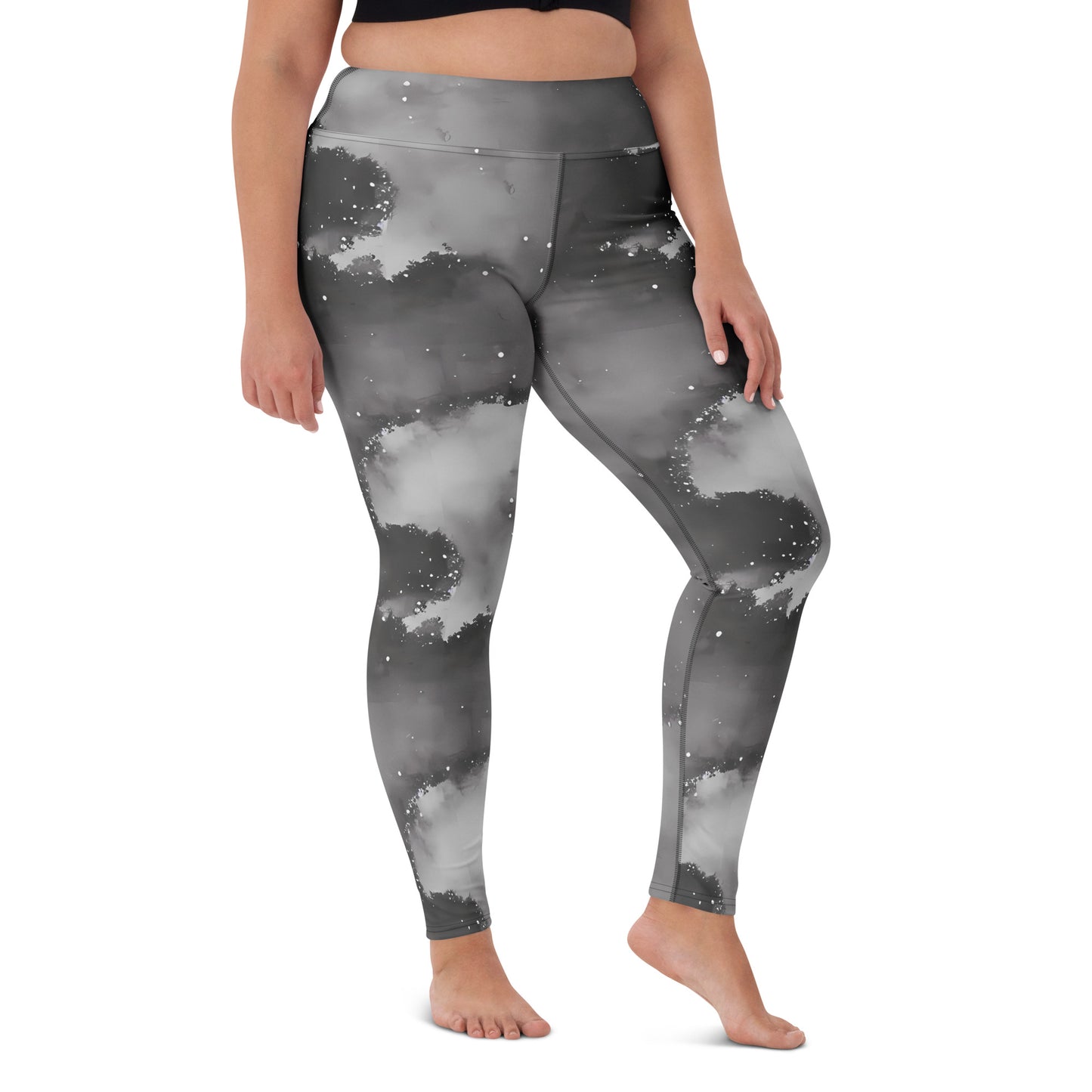 Yoga Leggings - Monochrome Dreams