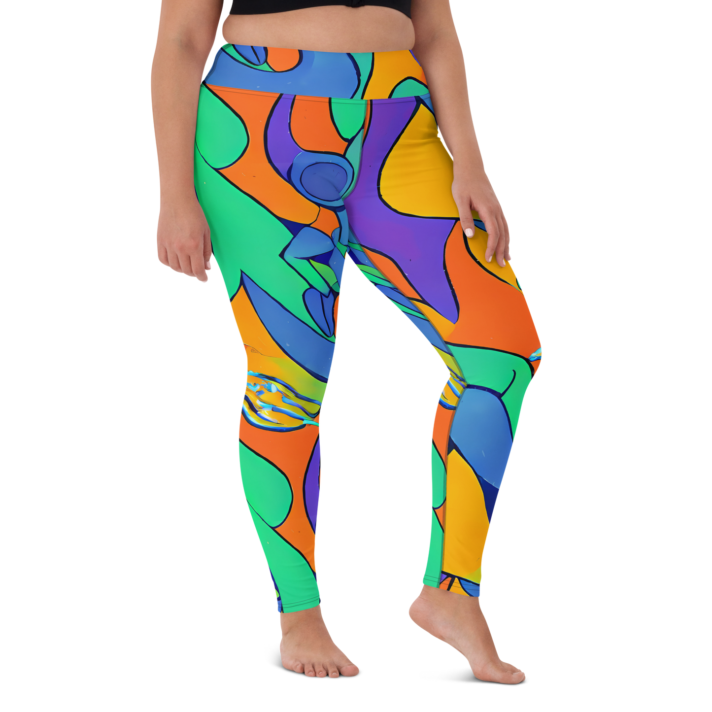 Yoga Leggings - Archipenko Dream