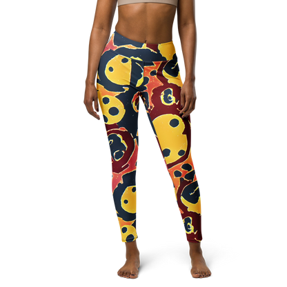 Yoga Leggings - Sunset Silhouette