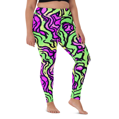 Yoga Leggings - Mintchine Maze