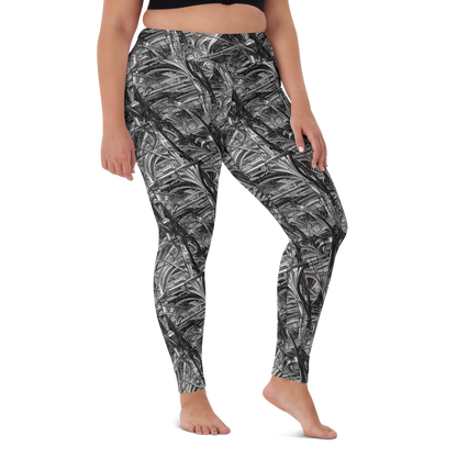 Yoga Leggings - Gothic Whirlwind