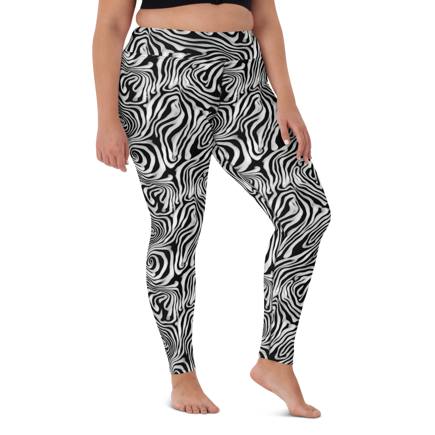 Yoga Leggings - Warped Cosmos