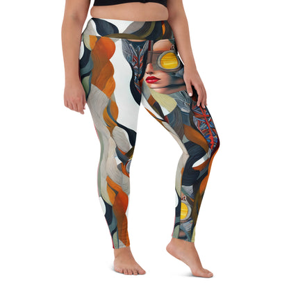 Yoga Leggings - Analog Dreams