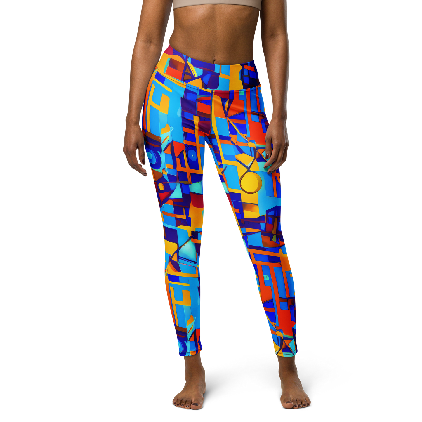 Yoga Leggings - Radiant Labyrinth