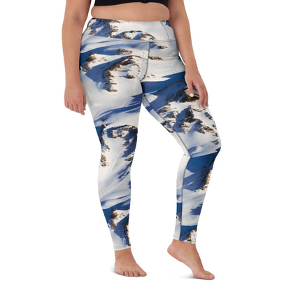 Yoga Leggings - Snowlit Peaks