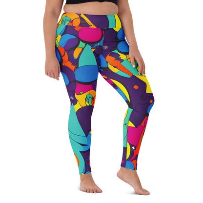 Yoga Leggings - Psychedelic Harmony