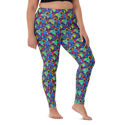 Yoga Leggings - Psychedelic Harmony