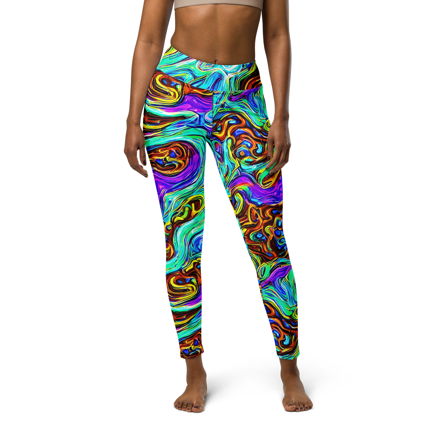 Yoga Leggings - Mystic Iridescence