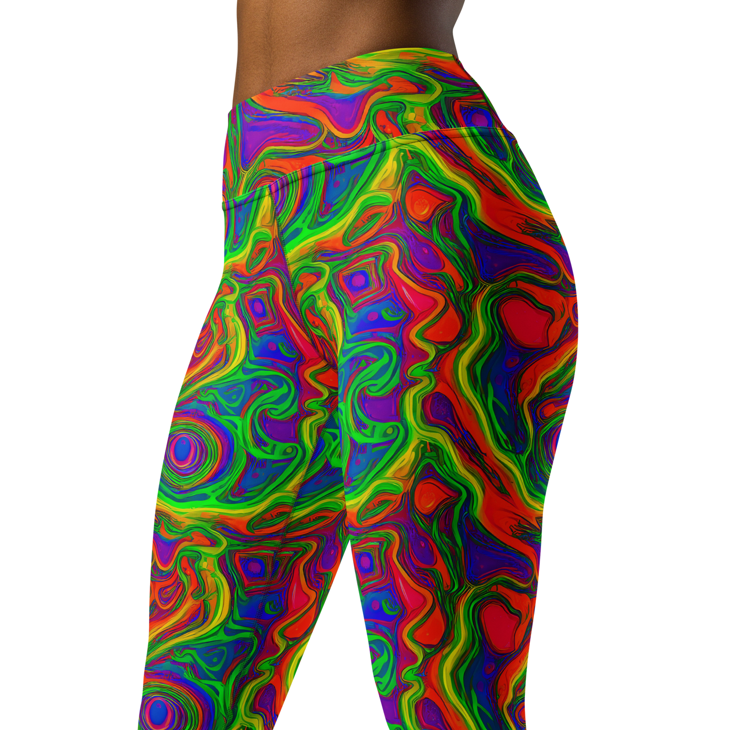 Yoga Leggings - Psychedelic Waves