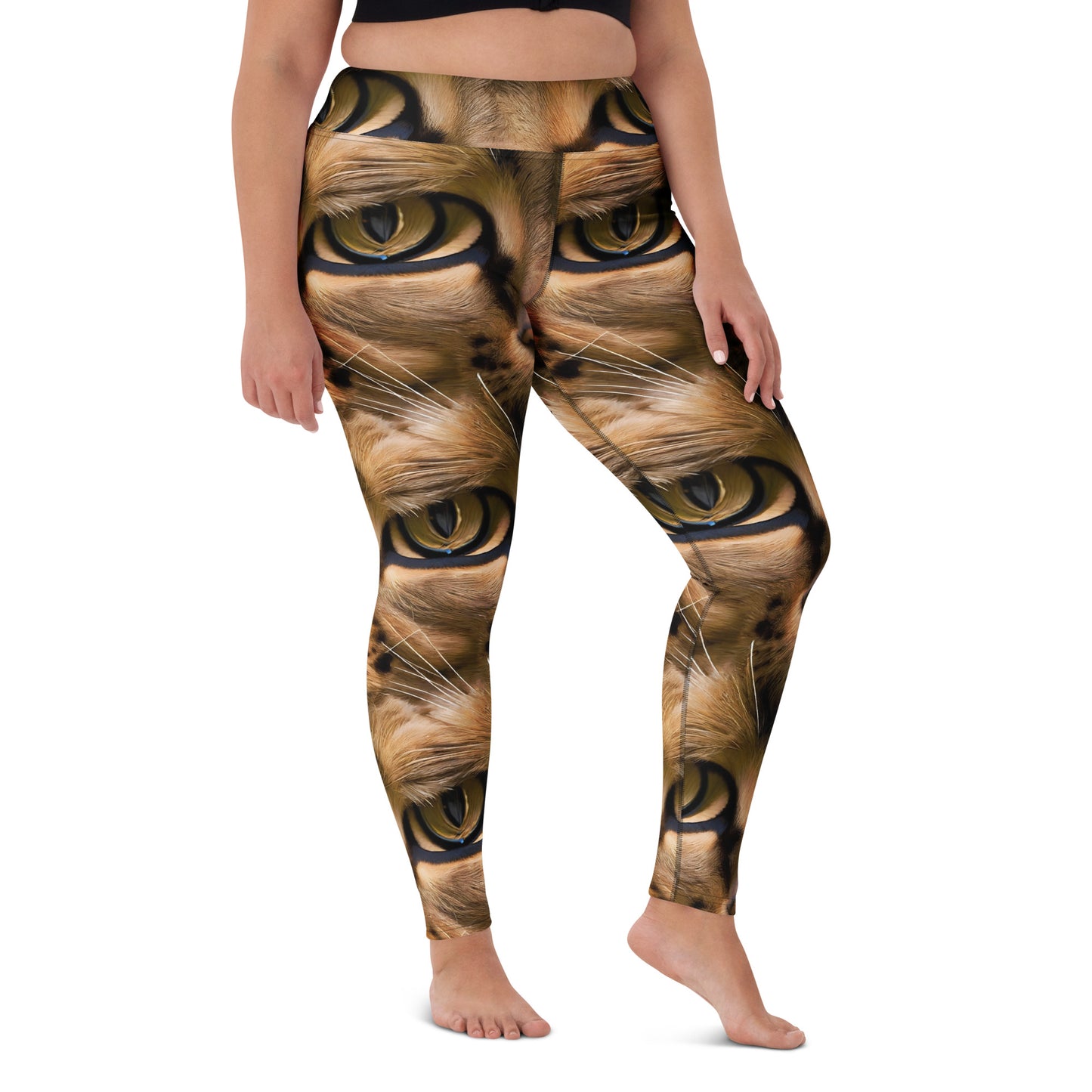 Yoga Leggings - Feline Whisper