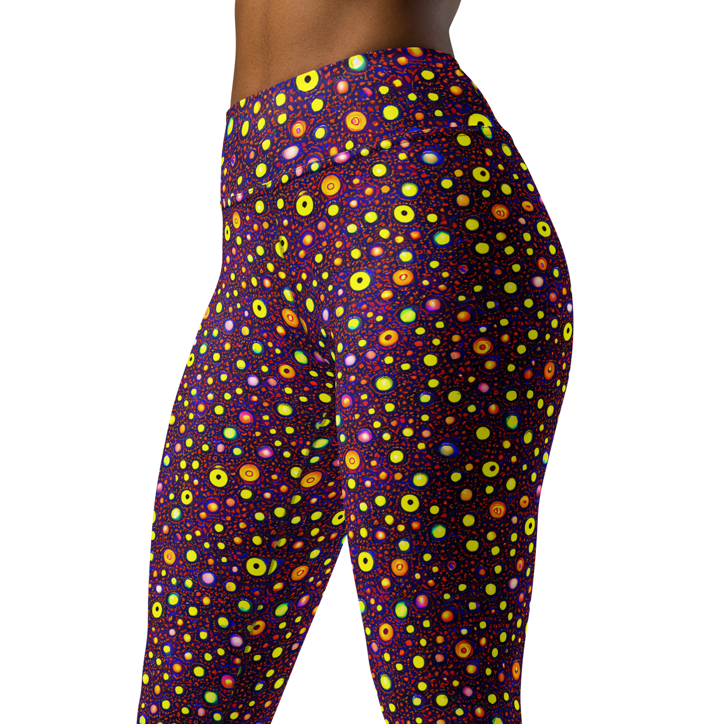 Yoga Leggings - Cosmic Dotscape