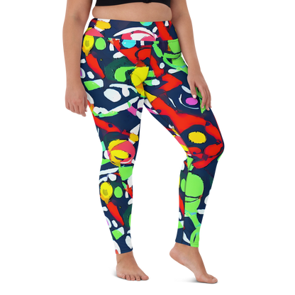 Yoga Leggings - Chagall's Dream