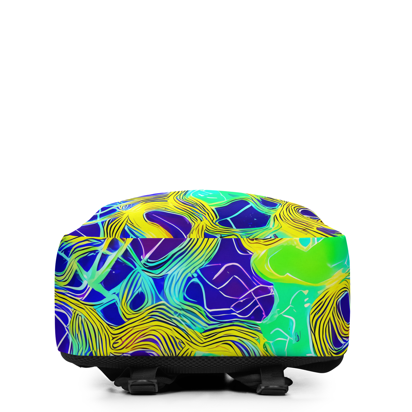 Minimalist Backpack - Neon Jungle Rhapsody