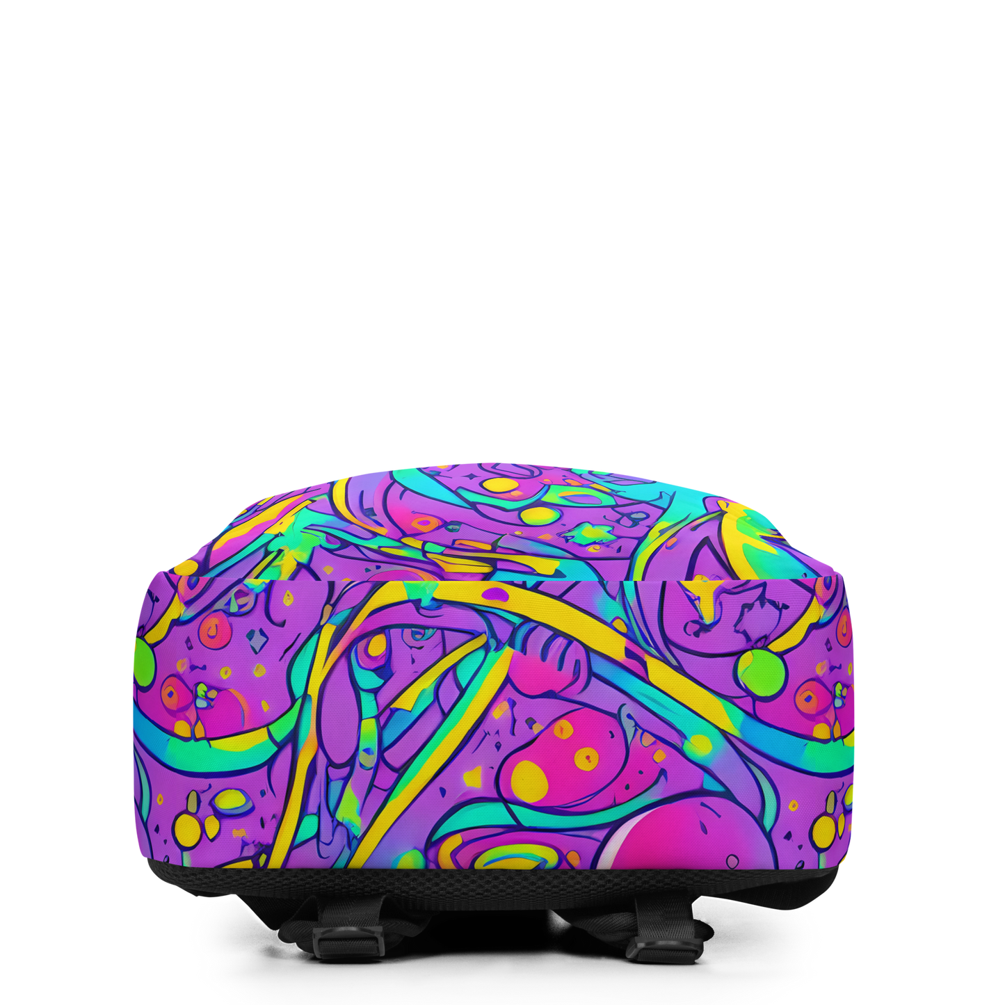 Minimalist Backpack - Neon Galaxy Whirl