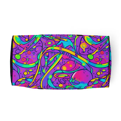 Duffle Bag - Neon Galaxy Whirl