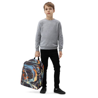 Minimalist Backpack - Neo-Splash Labyrinth