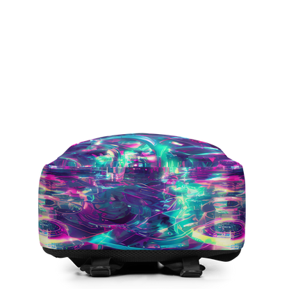 Minimalist Backpack - Synthwave Surge