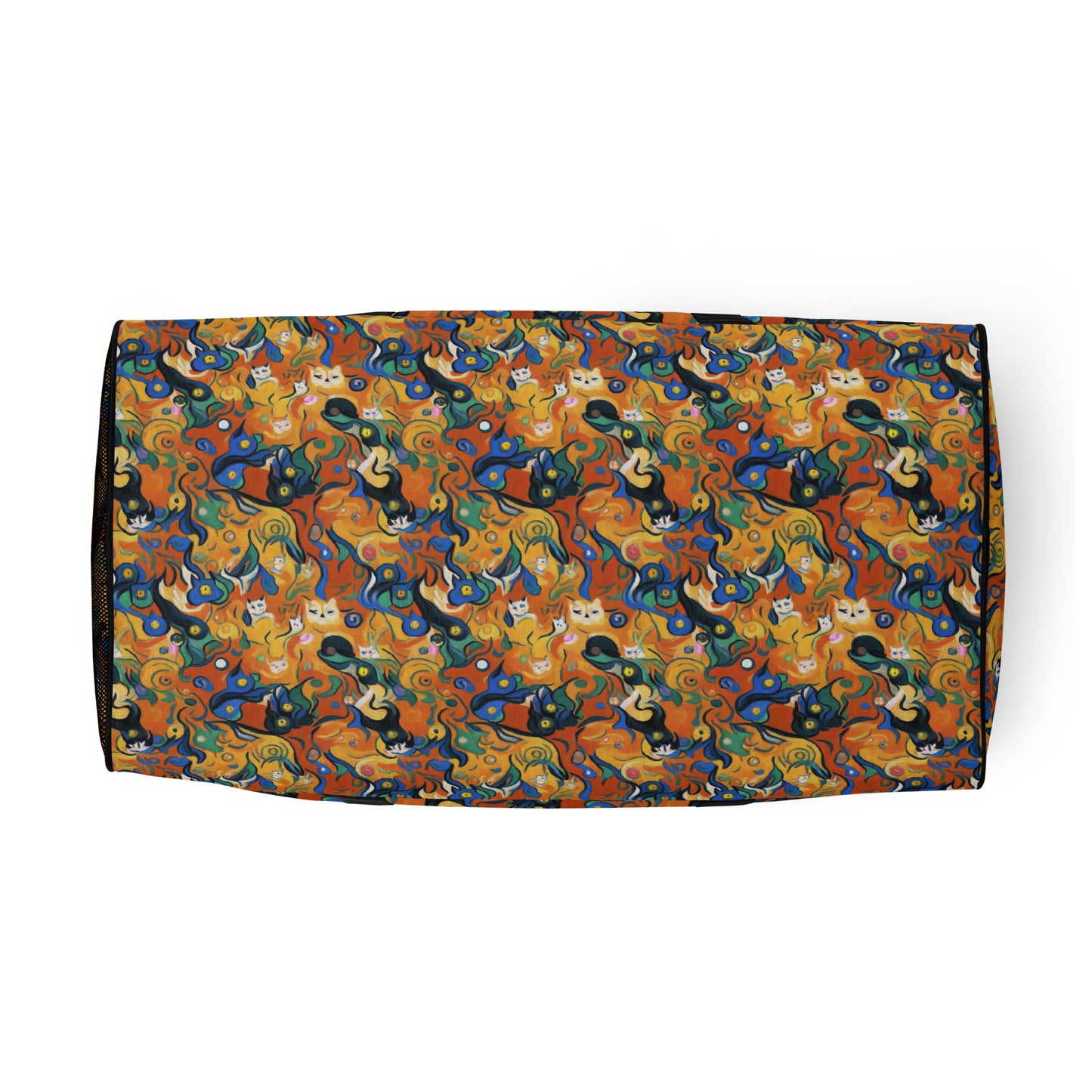 Duffle Bag - Whimsical Feline Dance