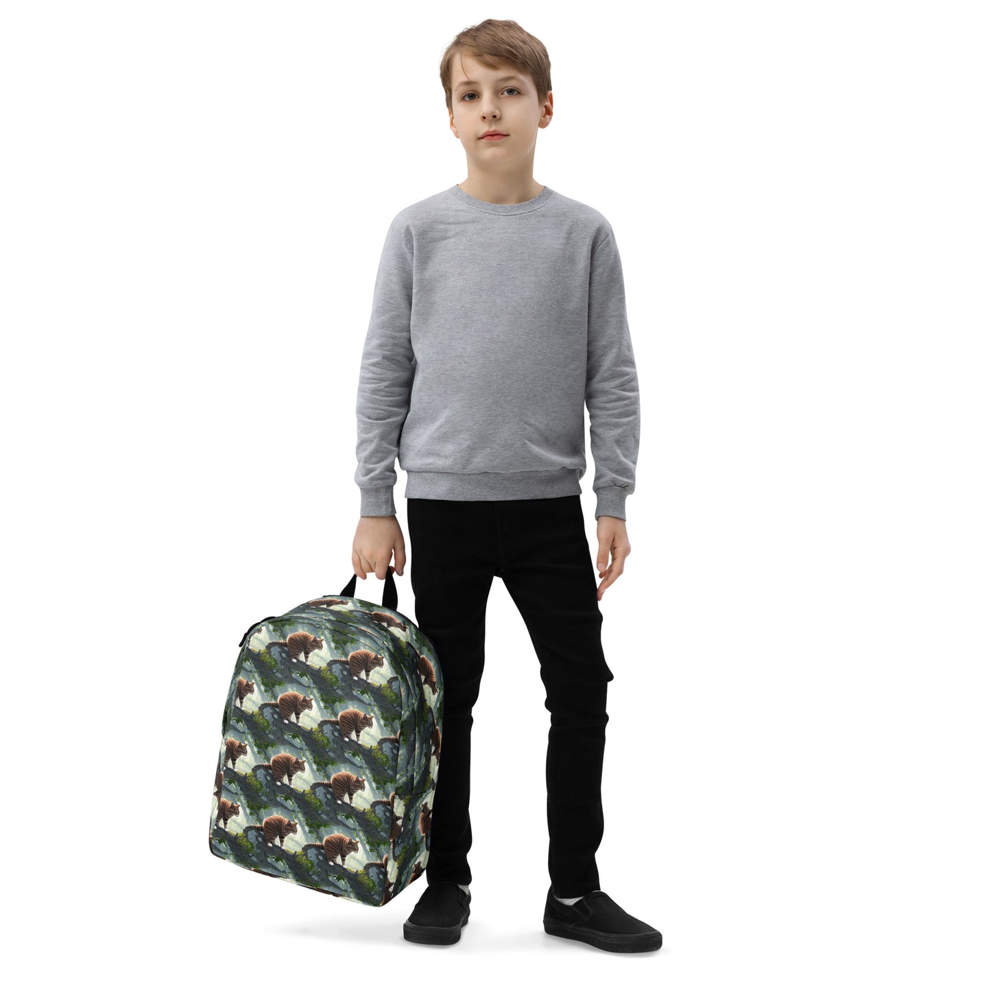 Minimalist Backpack - Whiskered Enigma