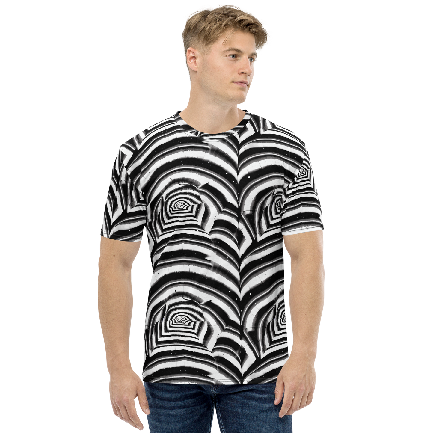 Men's Crew Neck T-Shirt - Dupain Swirl