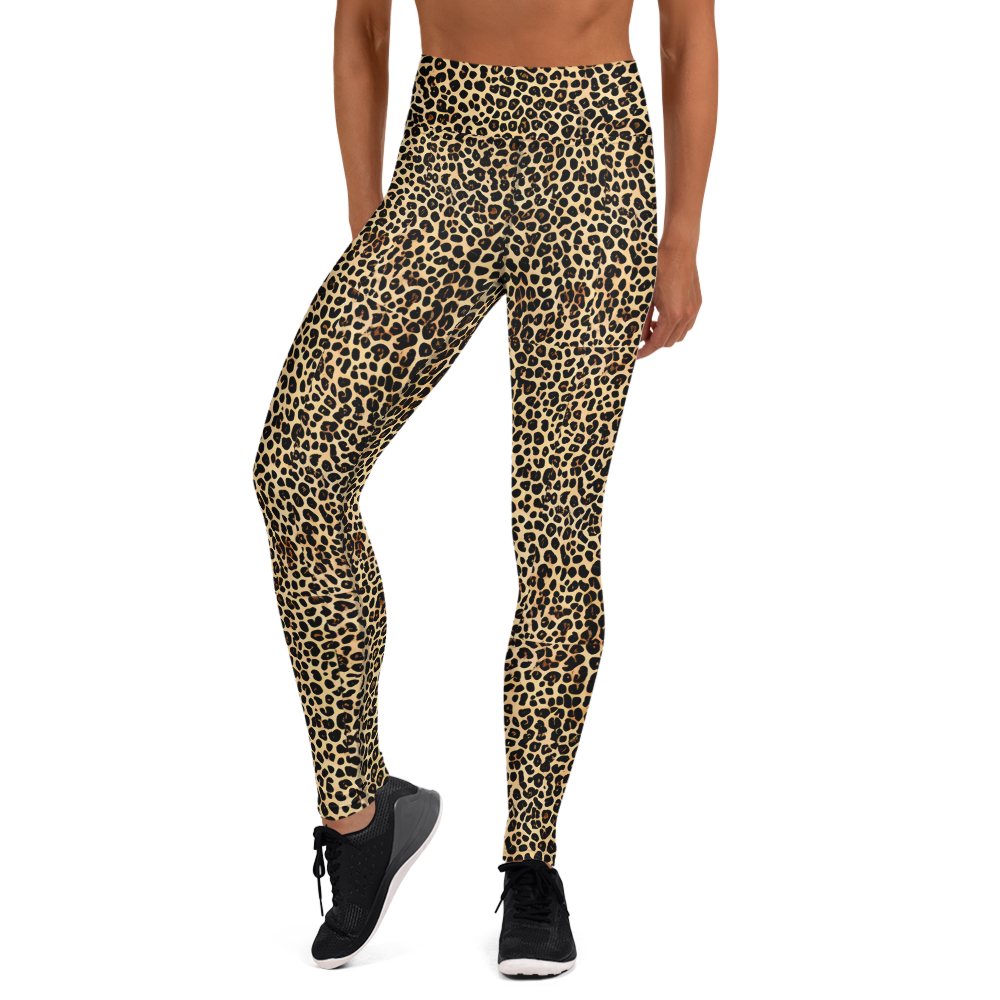 Yoga Leggings - Cheetah Mosaic