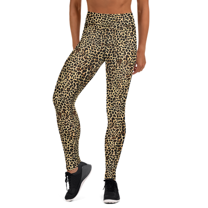 Yoga Leggings - Cheetah Mosaic