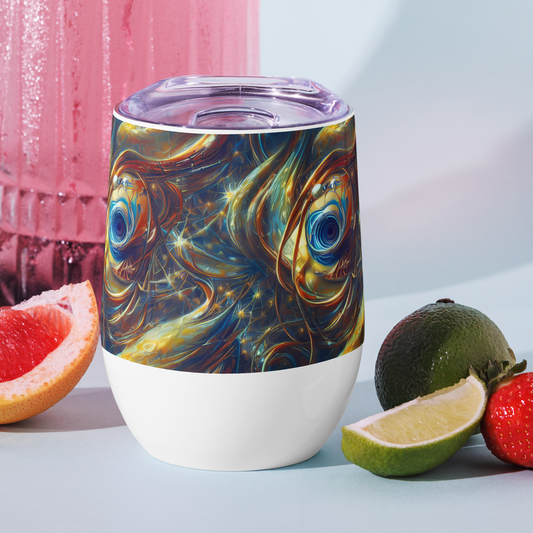 Wine Tumbler - Celestial Vortex