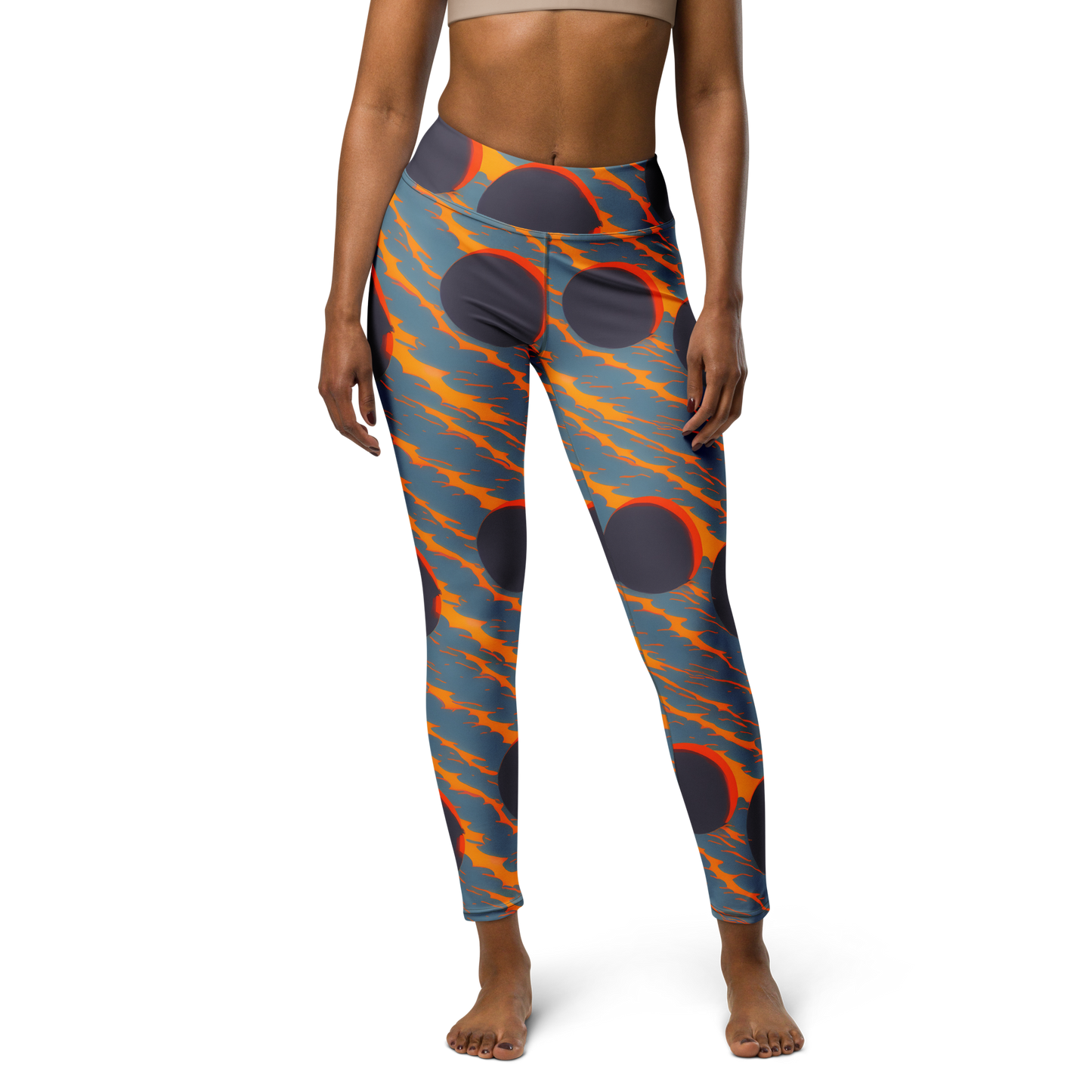 Yoga Leggings - Flames of Gravity