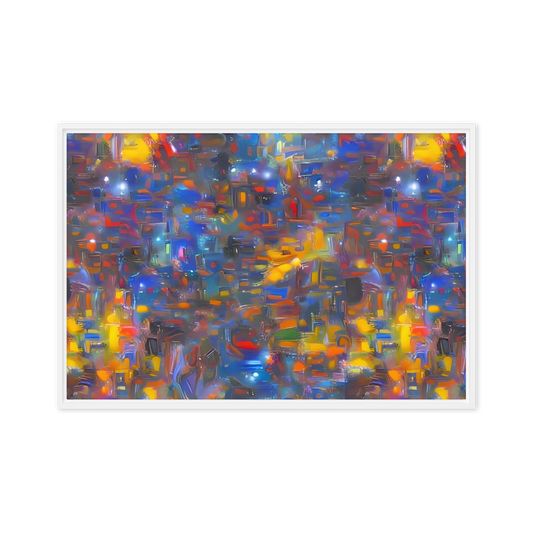 Framed Canvas - Abstract Conflux