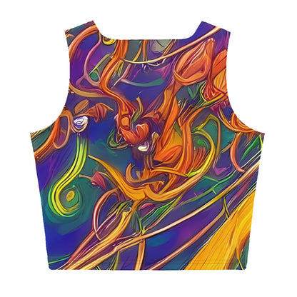 Crop Top - Luminous Whirl