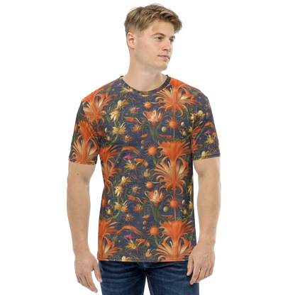 Men's Crew Neck T-Shirt - Stellar Blooms