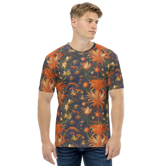 Men's Crew Neck T-Shirt - Stellar Blooms