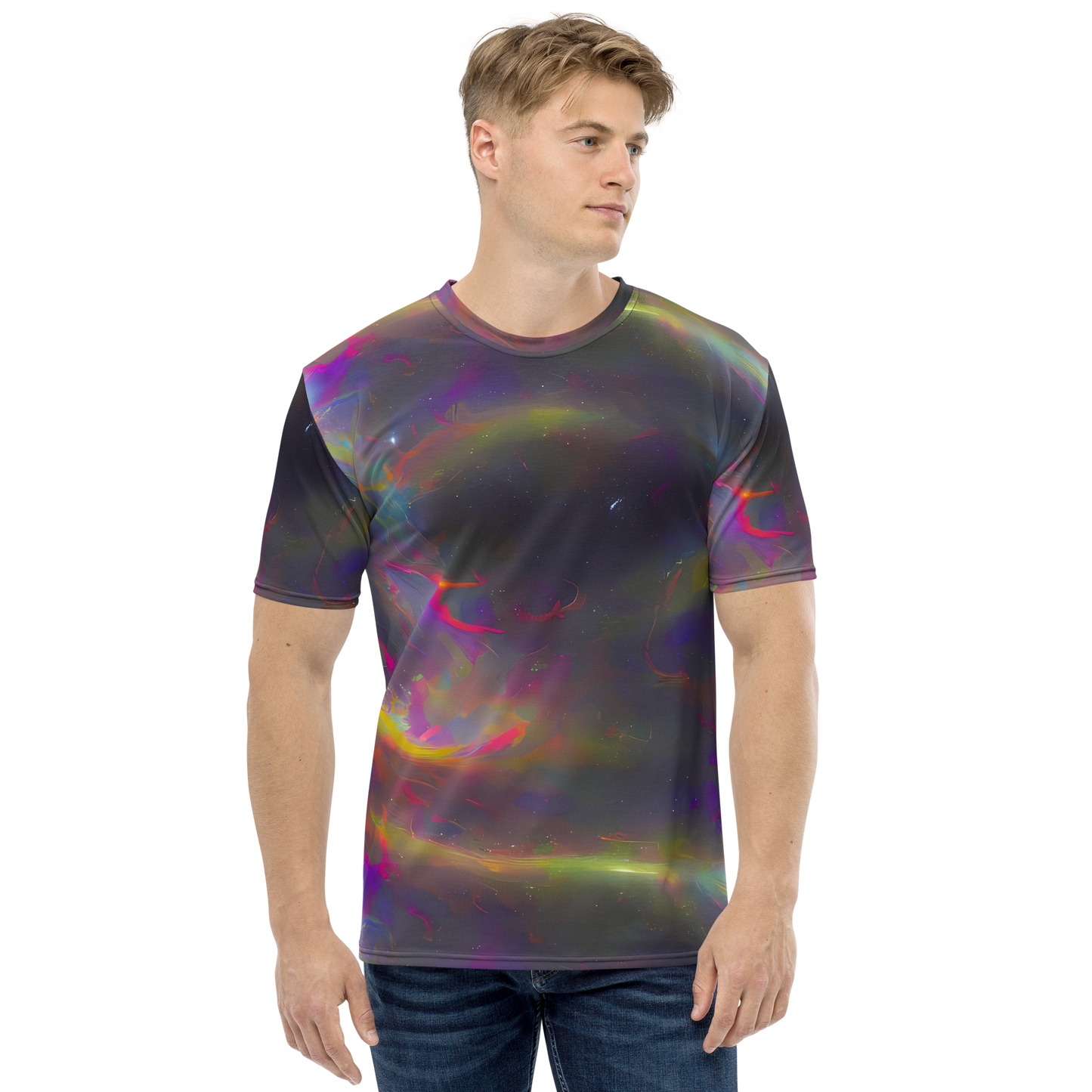 Men's Crew Neck T-Shirt - Etheric Echo