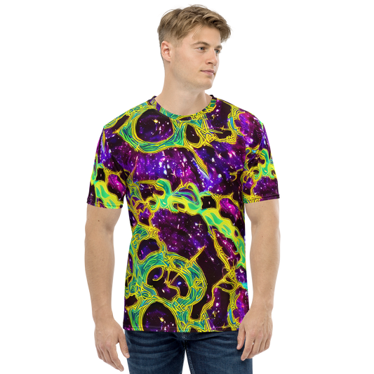 Men's Crew Neck T-Shirt - Galactic Web