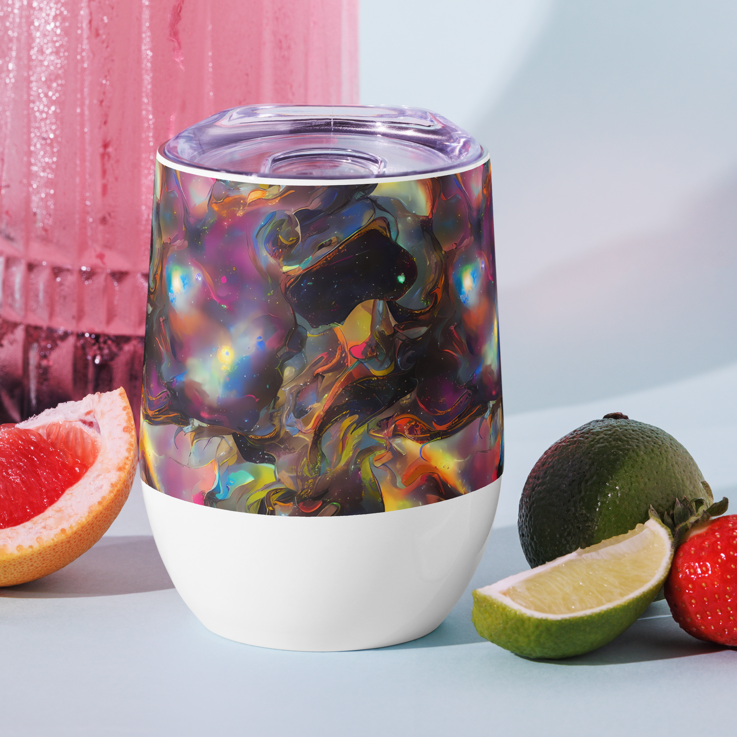 Wine Tumbler - Cosmic Fusion