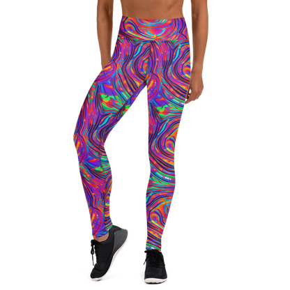 Yoga Leggings - Quantum Spiral