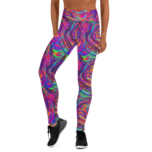 Yoga Leggings - Quantum Spiral