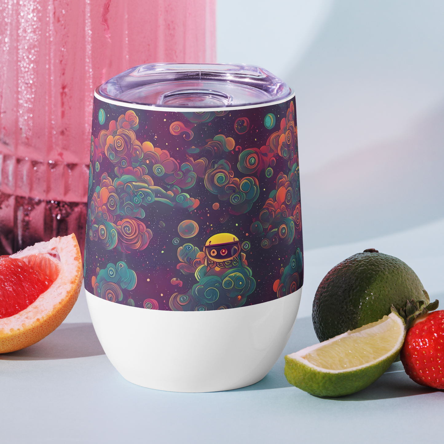 Wine Tumbler - Nebula Dreamscape