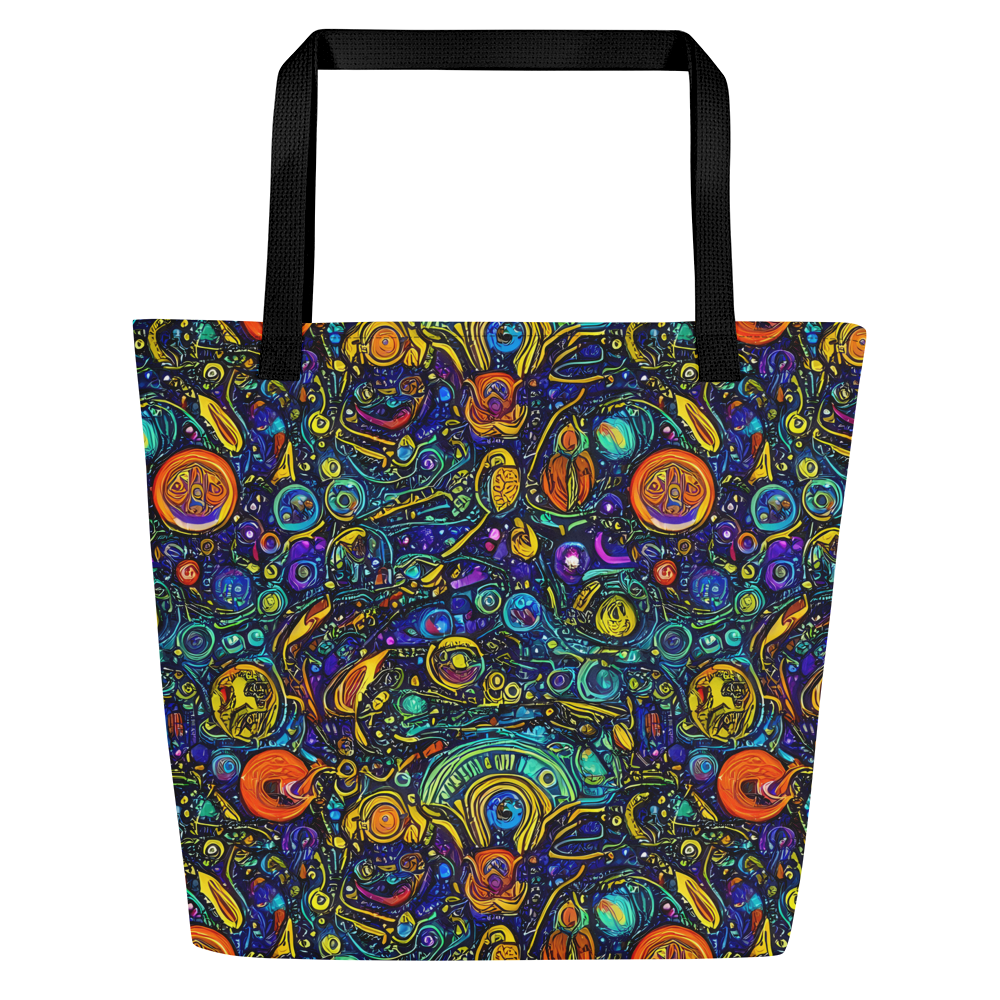 Large Tote Bag w/ Pocket - Vasnetsov Vortex