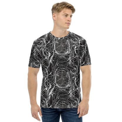 Men's Crew Neck T-Shirt - Nexus of Lines