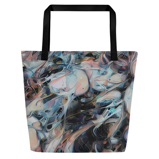 Large Tote Bag w/ Pocket - Daydream Cascade