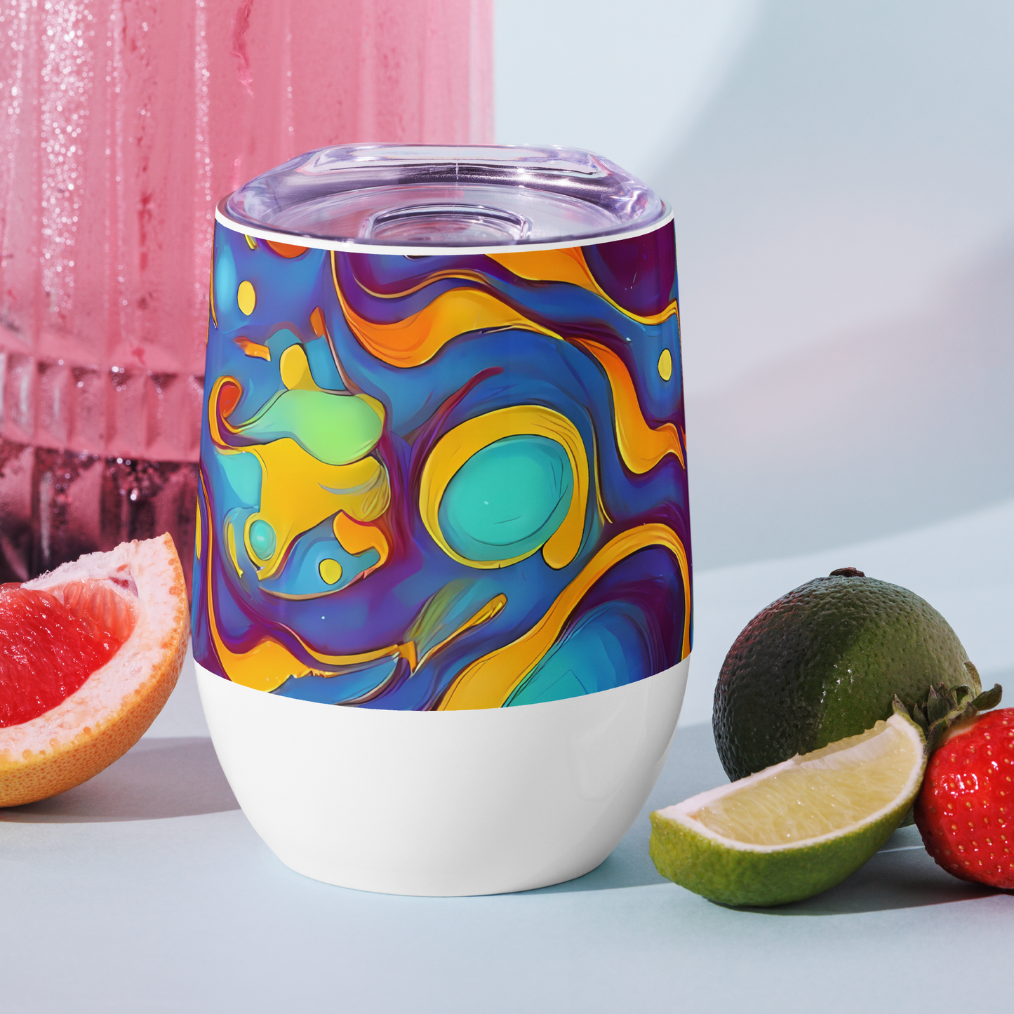 Wine Tumbler - Pelton Swirl