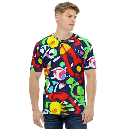 Men's Crew Neck T-Shirt - Chagall's Dream