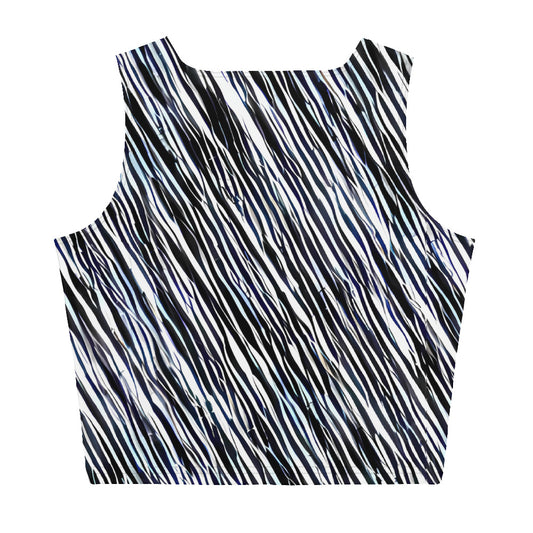 Crop Top - Dupain Waves